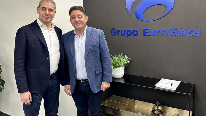César Rodríguez, CEO de Zerintia HealthTech, y Rafael Velasco, CEO de EuroGaza.