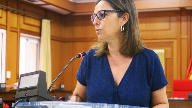 La portavoz municipal del PSOE, Isabel Ambrosio.